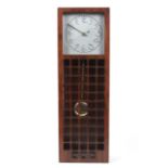 A contemporary quartz wall clock in the style of Charles Rennie Mackintosh.