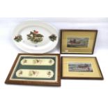 An assortment of hunting and country related collectables.