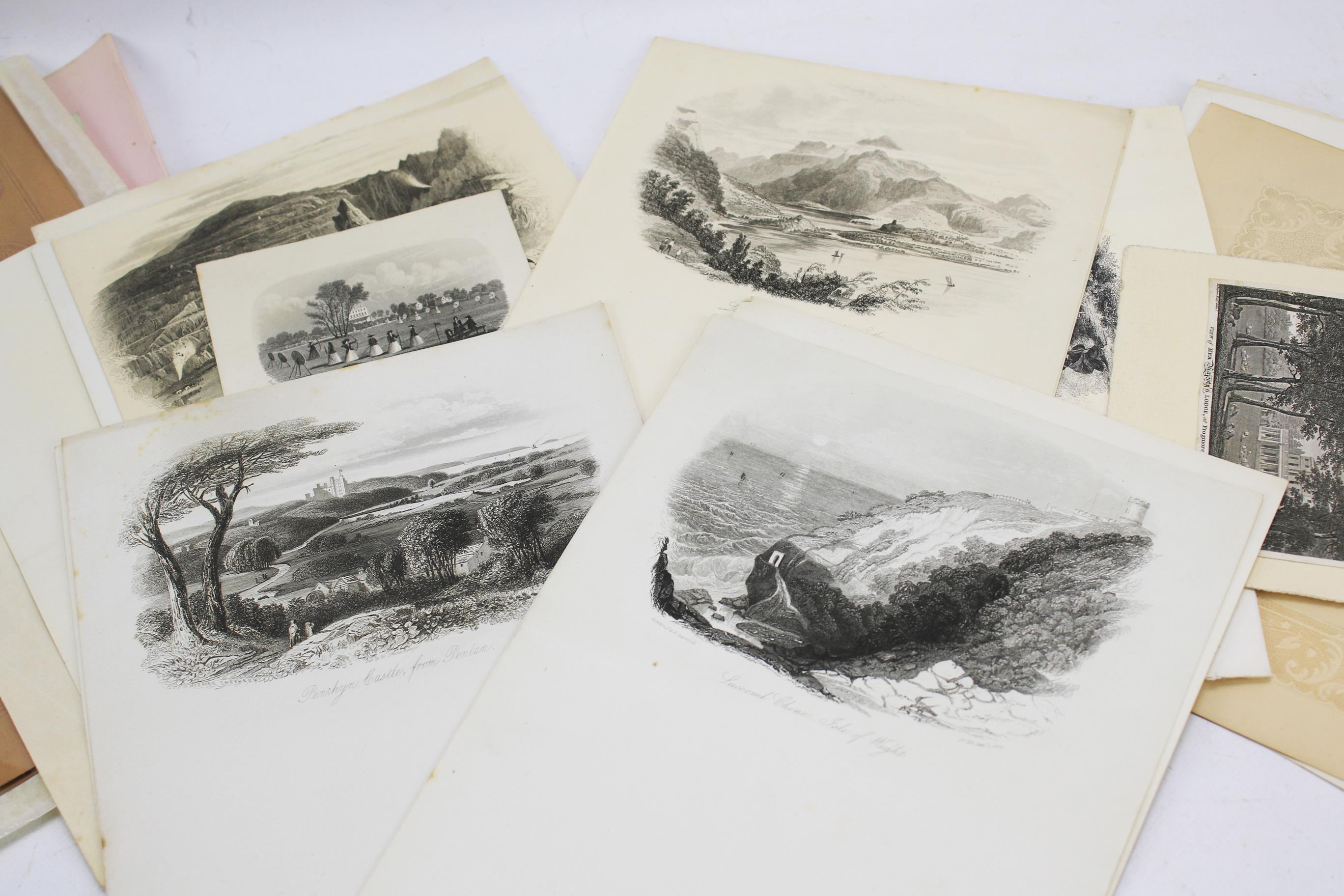 A collection of 19th century notepaper. - Image 2 of 2