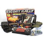 A collection of Scalextric.