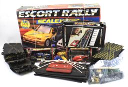 A collection of Scalextric.