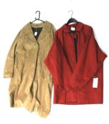 Two 20th century designer coats.