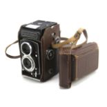 A Rolleicord vintage camera by Franke & Heidecke.