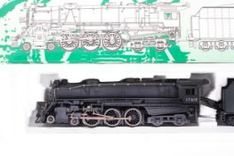 A boxed OO gauge MEHANO 4-6-4 Hudson.