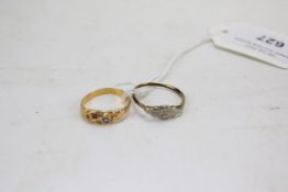 Two Victorian rings.