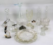 An assortment of glassware.