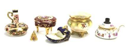 An assortment of small ceramic items.