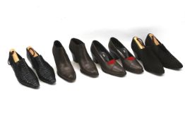 Four pairs of ladies' Walter Steiger shoes.