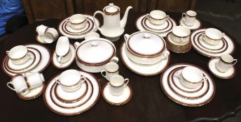 A six setting Paragon Holyrood pattern tea/coffee/dinner service.