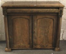 A Victorian mahogany chiffonier.