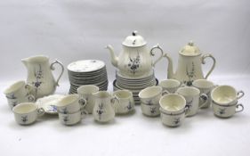 A Villery & Boch part tea and coffee service.