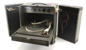 A vintage Elizabethan duo phonic record deck system.