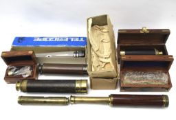 A collection of telescopes.