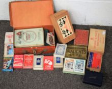 An assortment of vintage games.