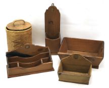 An assortment of treen.