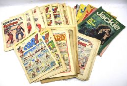 An assortment of vintage 1960s and 1970s comics.