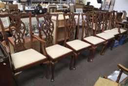 A set of seven 20th century chairs.