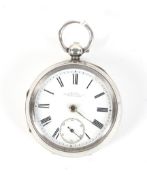 A 19th century Skeggs silver cased pocket watch.