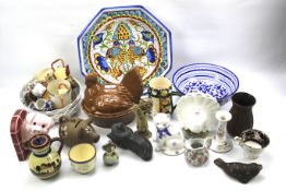 An assortment of miscellaneous decorative china.