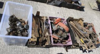 A quantity of auto jumble and related items.