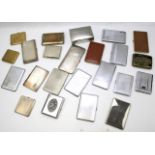 A collection of cigarette cases.