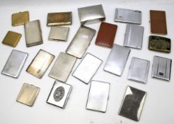 A collection of cigarette cases.