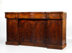 A Victorian Mahogany four door chiffonier.