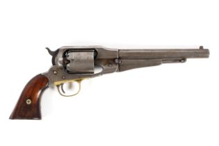 A 19th century Remington six shot 44 calibre revolver.