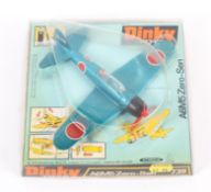 Dinky 'A6M5 Zero-Sen' diecast aircraft.