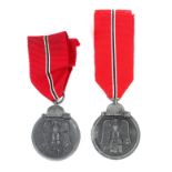 Two Third Reich Winterschlacht Im Osten 1941/42 medals.