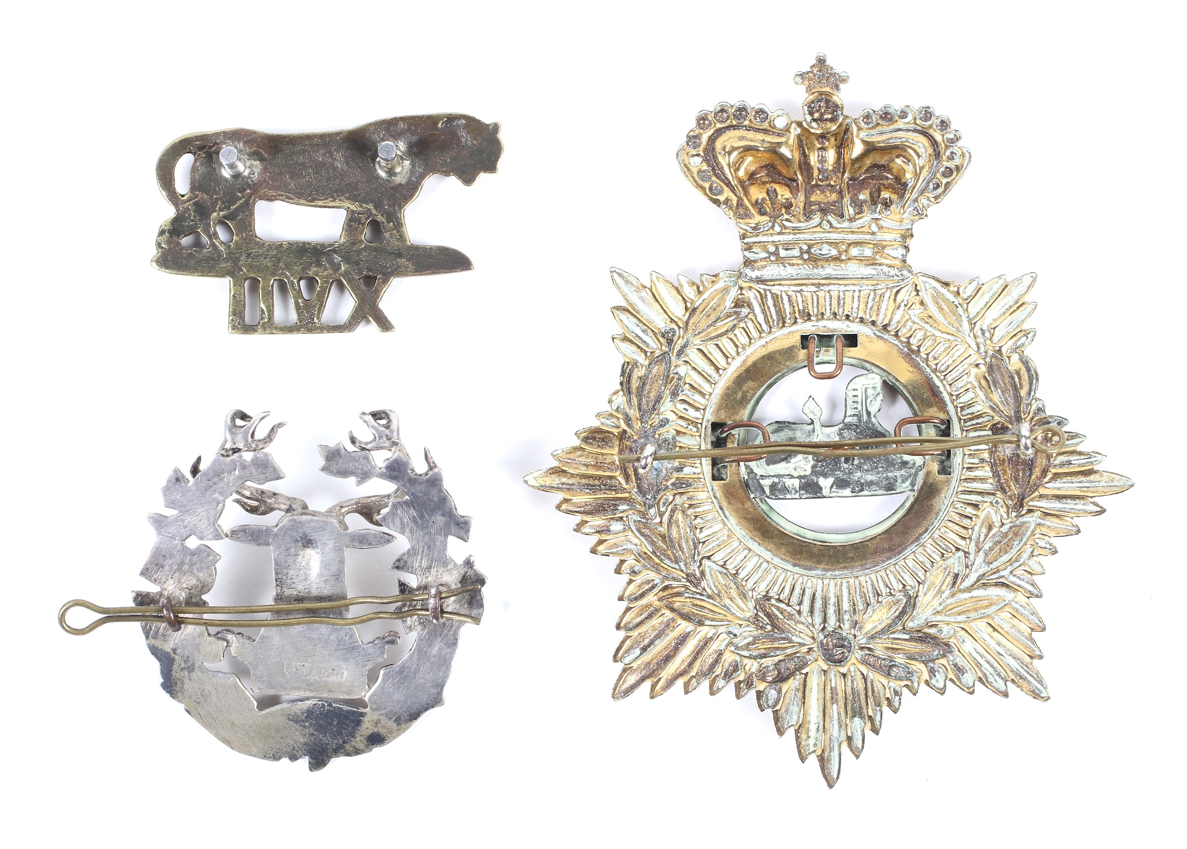 Three military badges. - Image 2 of 2