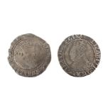 Two shillings: Elizabeth I,