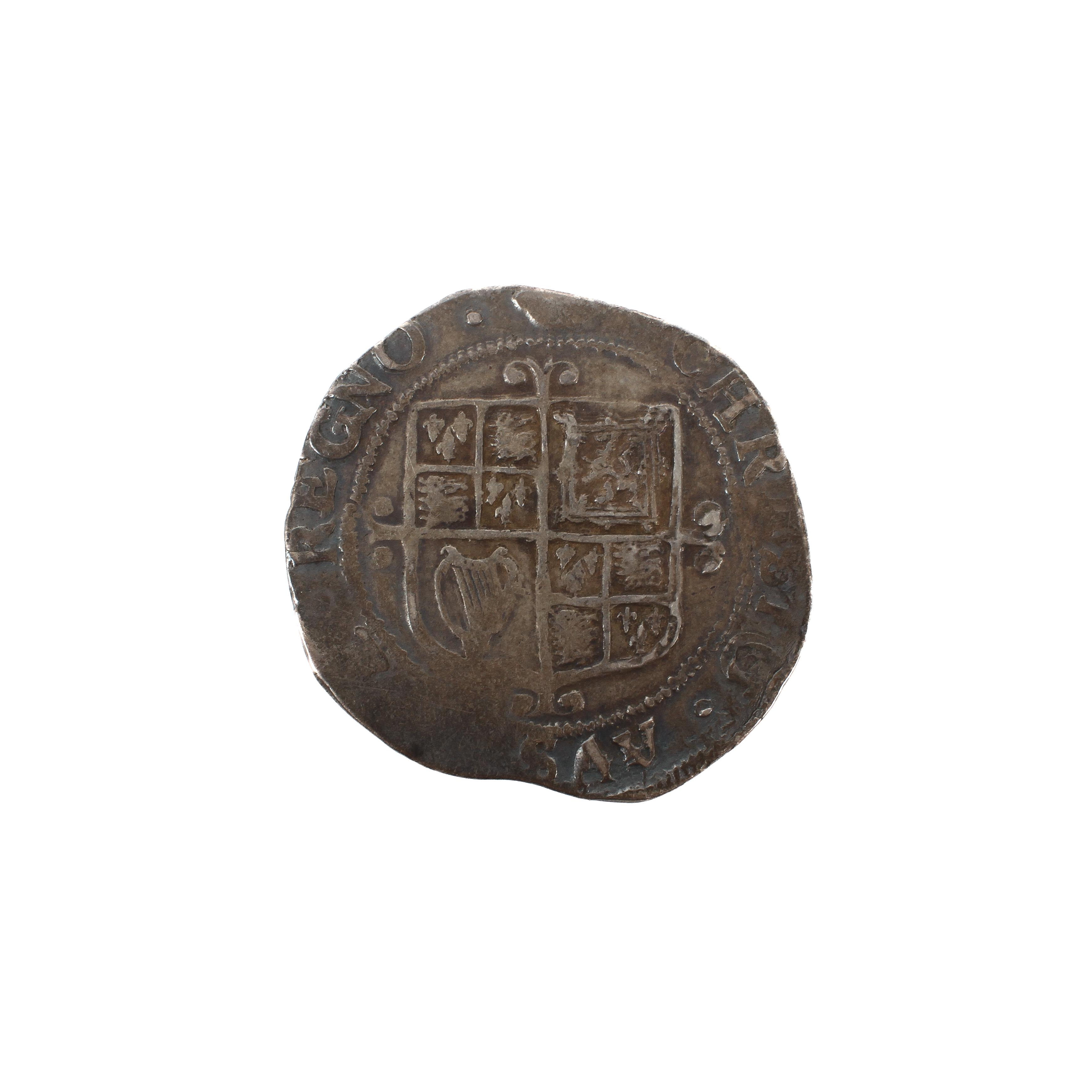 A Charles I shilling coin, - Image 2 of 2