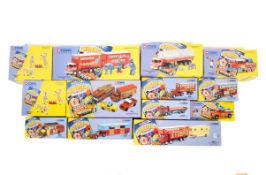 Thirteen Corgi Classics 'Chipperfields Circus' diecast models.