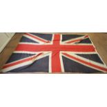 A WWII union flag, approx.
