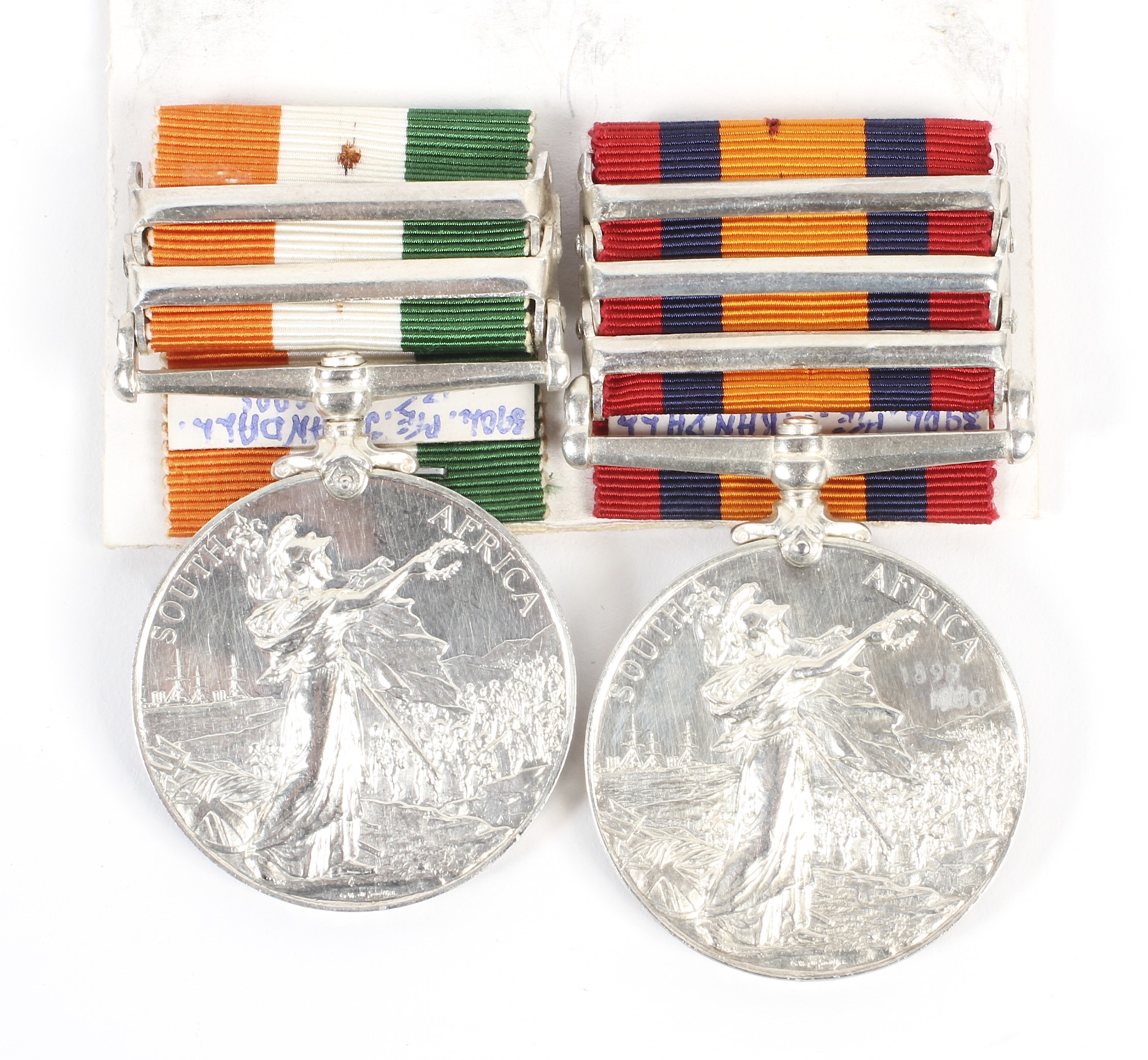 Two South Africa medals, Queen Victoria and Edward VII. - Image 3 of 3