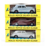 Three Budgie Rolls-Royce Silver Cloud No 102.