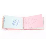 An autograph album.