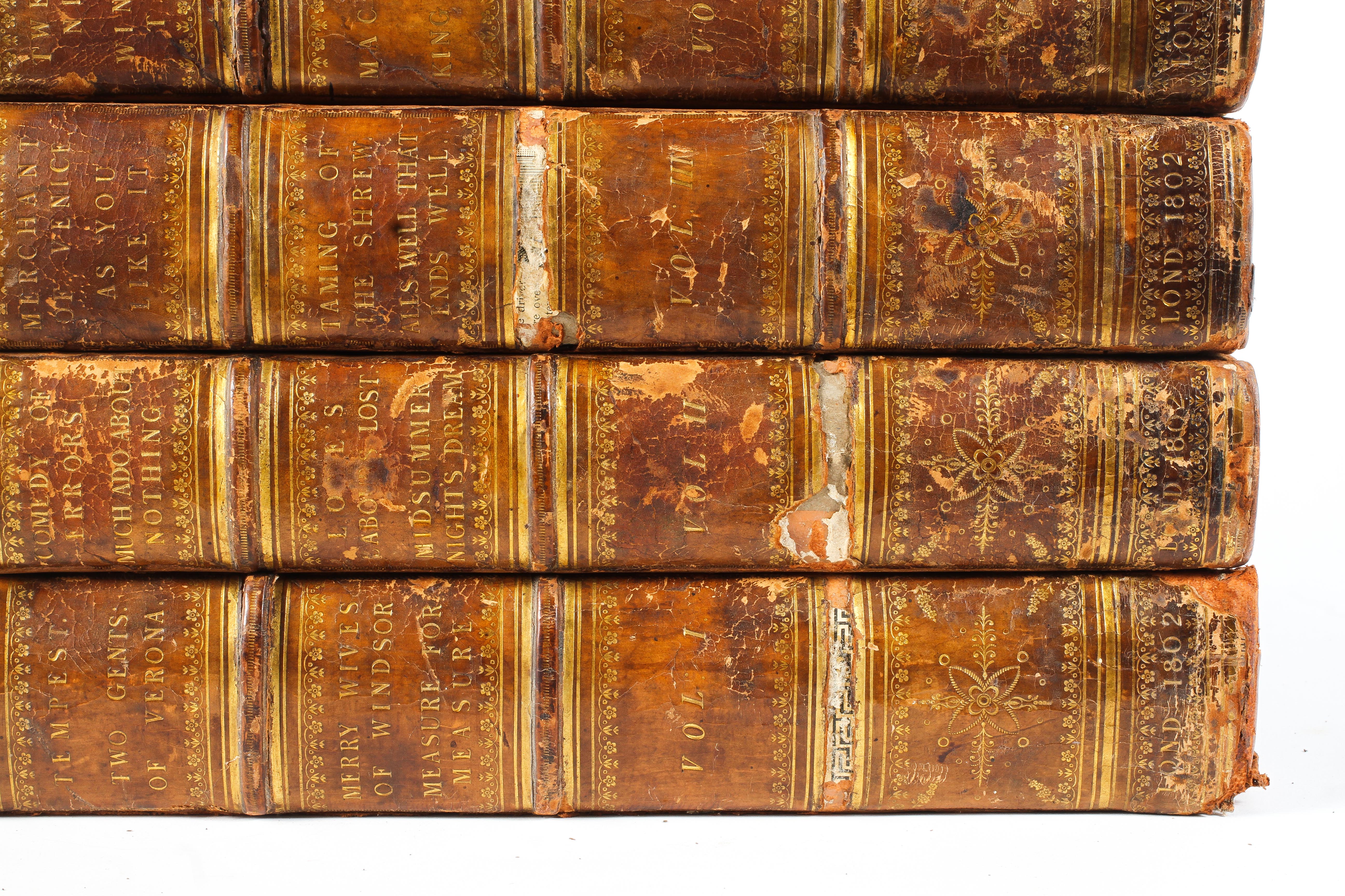 Nine Volumes of 'The Dramatic Works of Shakespeare'. - Image 4 of 7