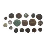 Eighteen Roman coins including Denarius