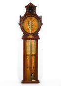 A mahogany cased ADMIRAL FITZROY'S ROYAL POLYTECHNIC BAROMETER.