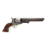 A 19th century Colt navy issue revolver.