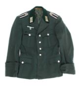 A German Third Reich WWII army officers jacket.