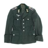 A German Third Reich WWII army officers jacket.