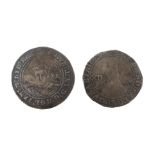 Two shillings: Edward VI (lightly creased);