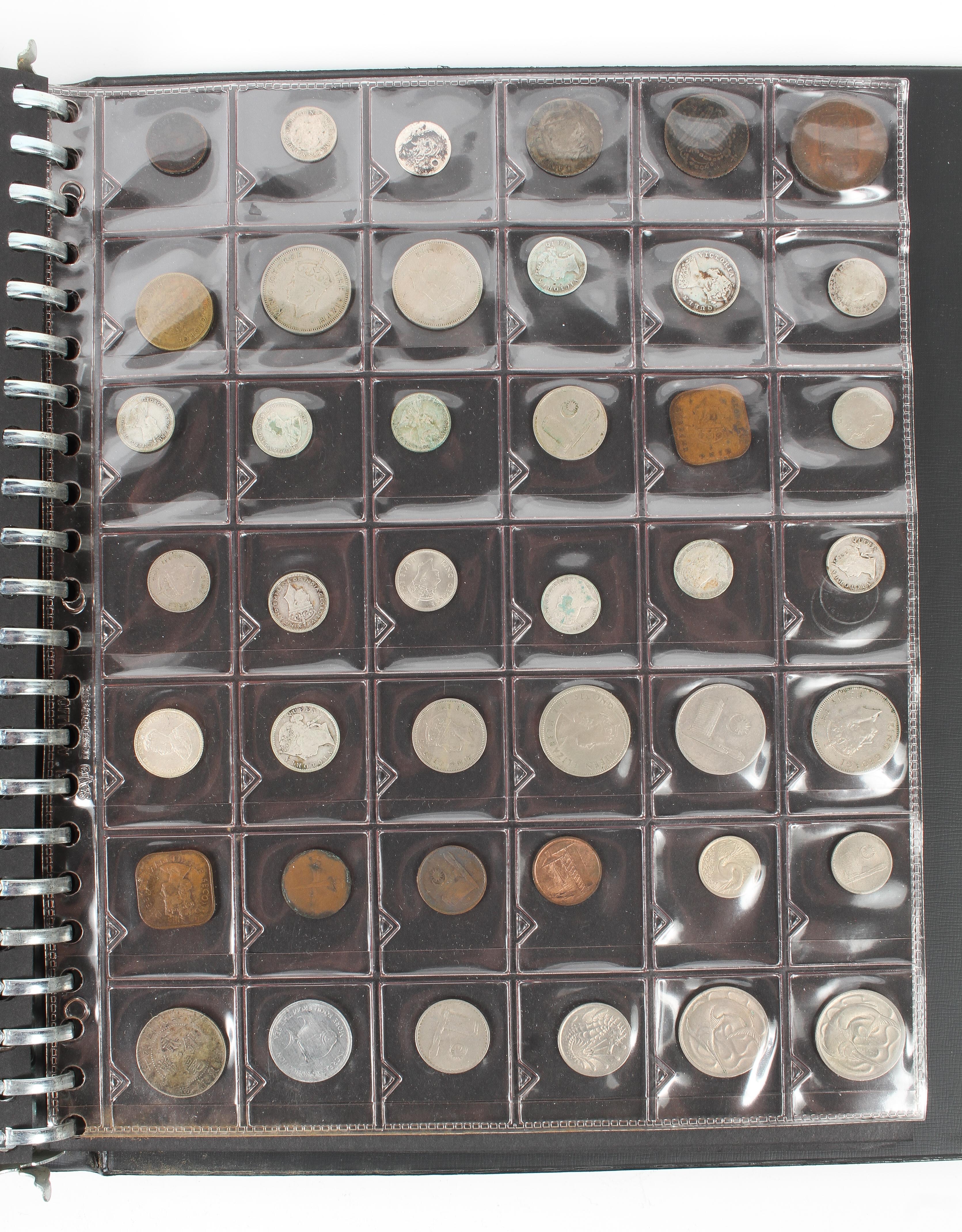 A world coin album, mainly 18th and 19th century coins including silver. - Image 2 of 4