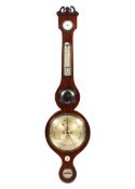 A 19th century Pagani (Nottingham) wheel barometer.