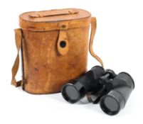 A pair of WWII Bausch & Lomb US Navy binoculars.