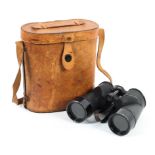 A pair of WWII Bausch & Lomb US Navy binoculars.