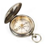 A Short & Mason Ltd (London) compass in white metal case.